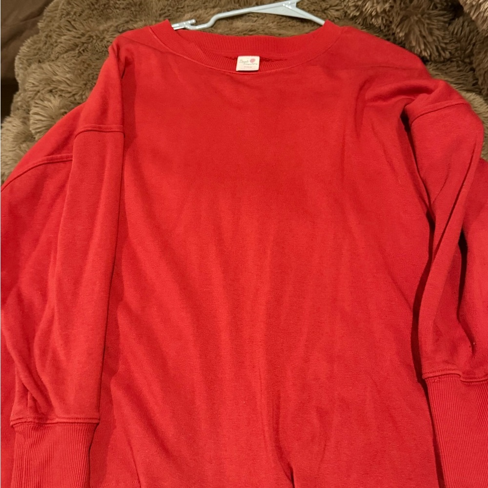 Secret Treasures Vibrant Red Pullover